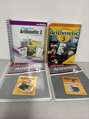 Abeka Arithmetic 2-3-5-6 Books (Clean)