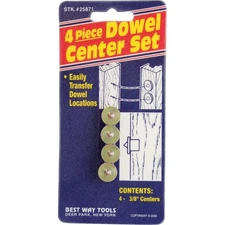 Best Way Tools 3/8 In. Dowel Center (4-Pack) B25871 Best Way Tools B25871