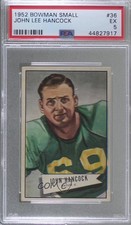 1952 Bowman Small John Hancock #36 PSA 5 uk2