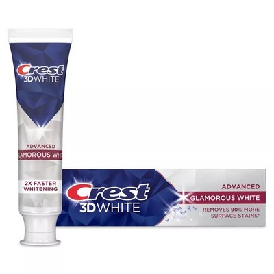 Crest 3D White Advanced Glamorous White Zahnpasta, 93 g, EU VERKÄUFER