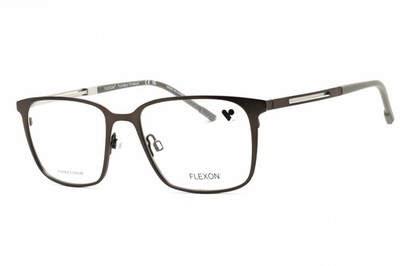 NEW Flexon FLEXON E1159071 Matte Dark Gunmetal 54mm Eyeglasses