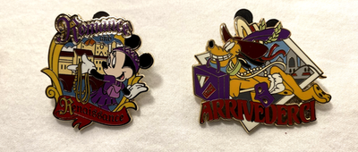Adventures by Disney 9 Pin Set ITALY ROME Florence Venice Mickey