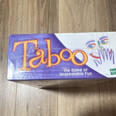 Hasbro Taboo Word Board Game Vintage 2000 4+ Players Ages 17+ (04015)