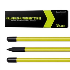 Collapsible Golf Alignment Sticks 3 Pack, 40 Porfessional Alignment Sticks fo...