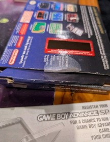 Nintendo Classic NES Limited Edition Game Boy Advance SP Complete With Box, Case