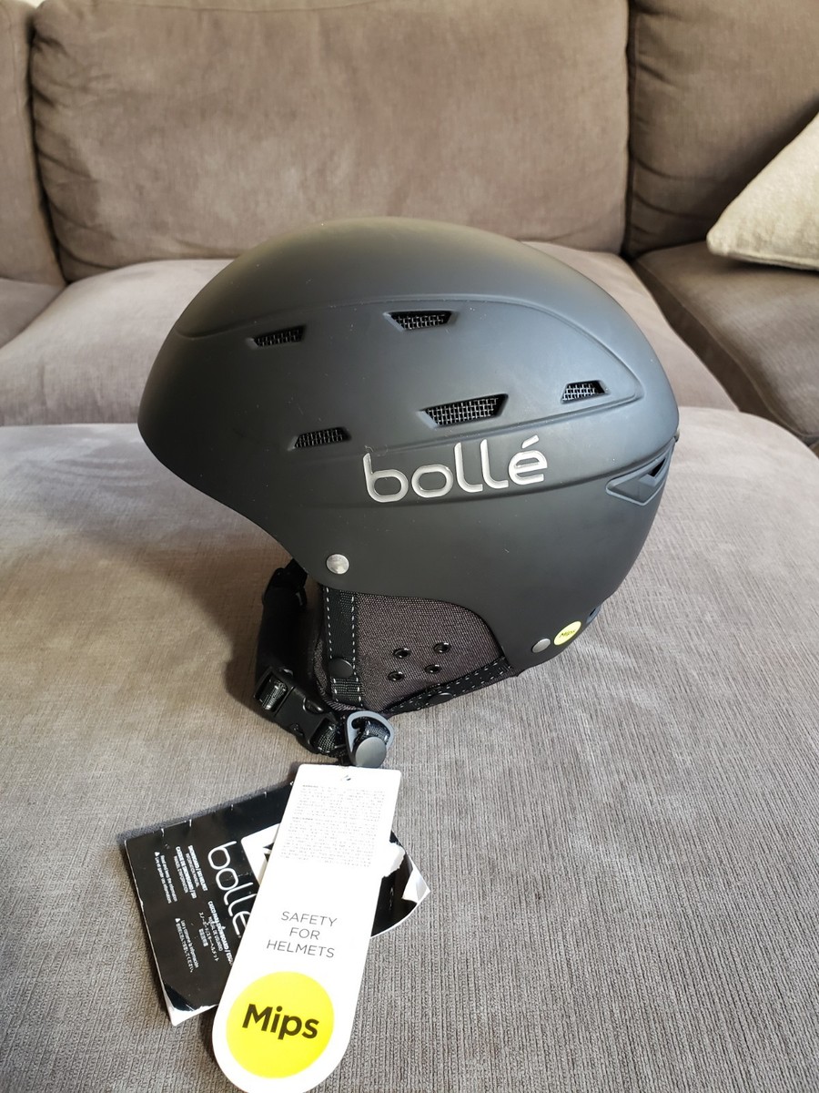 Bolle Youth Junior 51-55 CM MIPS Ski Helmet Matte Black T2X - New