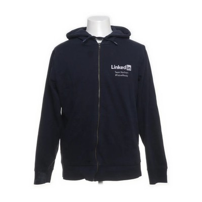 Iqoniq, Kapuzenpullover, Größe: XL, Blau, Print, Sweat, Unisex (Erwachsene) #gfF