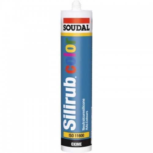 Mastic silicone neutre gris anthracite RAL 7016 Soudal pour éliminer les fuites de menuiserie