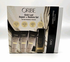 Oribe Gold Lust Repair  Restore Travel Set Shampoo Conditioner Mask Heat Spray