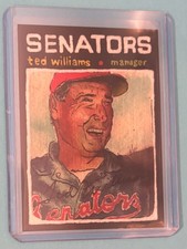 2025 Topps Shoebox Treasures TED WILLIAMS #97 Andy Friedman Paint Splatter/15 SP