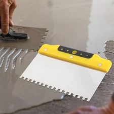Plastering Trowel Tile Flooring Trowel  Comb Trowel Square Notch Cement Grout