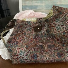 Boho Large Reservable Shoulder Bag. Tapestry Artistic Daily Accessory Bag