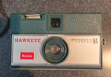 Vintage 1960s GREEN Kodak Hawkeye Instamatic R4 Film Camera USED Untested, AS IS