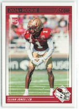 Elijah Jones RC 2024 Panini Score Arizona Cardinals #377