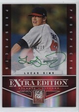 2012 Elite Extra Edition 10/10 Lucas Sims #116 Auto 0s3