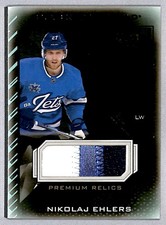 Nikolaj Ehlers 2021-22 UD Black Diamond Premium Patch /50 #BDB-NE *ML* Winnipeg