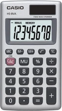 Casio HS-8VA Calculatrice de fonction standard alimentée par l'énergie solaire