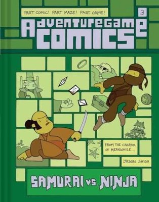 Adventuregame Comics: Samurai vs. Ninja - Hardcover, by Shiga Jason - New h