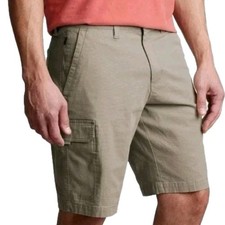 Copper Oak Men's Cargo Shorts Venture Ripstop Shorts Size: 36 Flap Pockets NWT