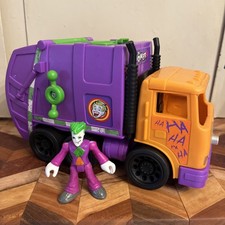 Imaginext DC Super Friends Villain Joker Fisher Price Garbage Truck Batman