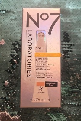 No7 Laboratories Rare Dark Circle Corrector Medium/Dark Sheer Free Shipping!