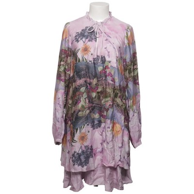 Nümph, Kleid, Größe: 36, Pink/Mehrfarbig, Viskose, Blumen, Damen #Gdm