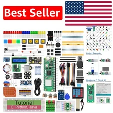 Ultimate Raspberry Pi Pico Kit - Electronics Starter Kit with 224 Items & 119...