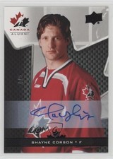 2018 Upper Deck Team Canada Juniors Black Auto 4/5 Shayne Corson #93 Auto 3s9