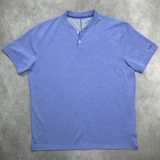 Nike AeroReact Golf Polo Shirt Mens XL Purple Tiger Woods TW Blade Collar