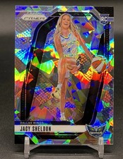 2024 WNBA Panini Prizm - Jacy Sheldon #141 Cracked Ice RC Dallas Wings
