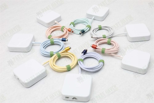 Genuine Apple iMac 24" M1 M3 M4 Power Adapter w/Ethernet & Wall Plug RandomColor