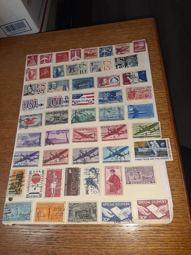 SL 9522/ US Airmail & Special Delivery w/ E7 Used us stamps collections lots