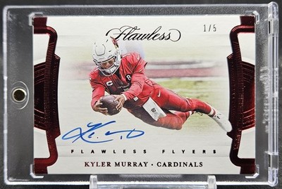 2020 Flawless Flyers KYLER MURRAY On Card Auto Jersey #1/5 Ebay 1/1 CARDINALS