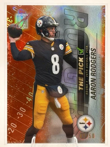 2025 Topps Signature Aaron Rodgers Orange (RAW)