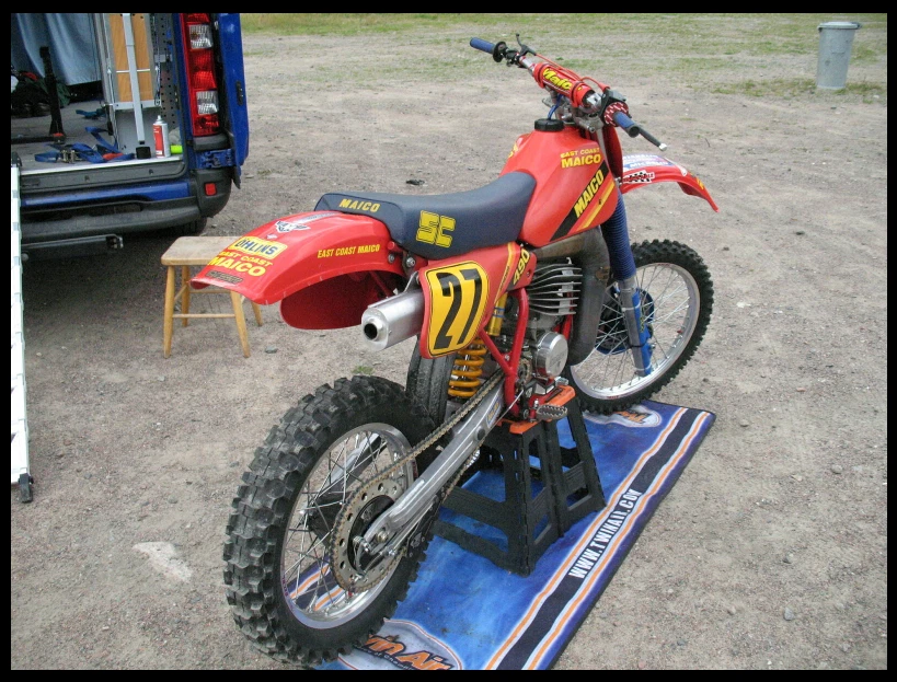 Kit de pistón y anillo Maico 490 - 500 Wossner Mega II 1981 y posterior ¡NUEVO! Foto 3 de 4