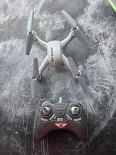 Sky Rider White Quadcopter Drone with Controller Used Untested As Is