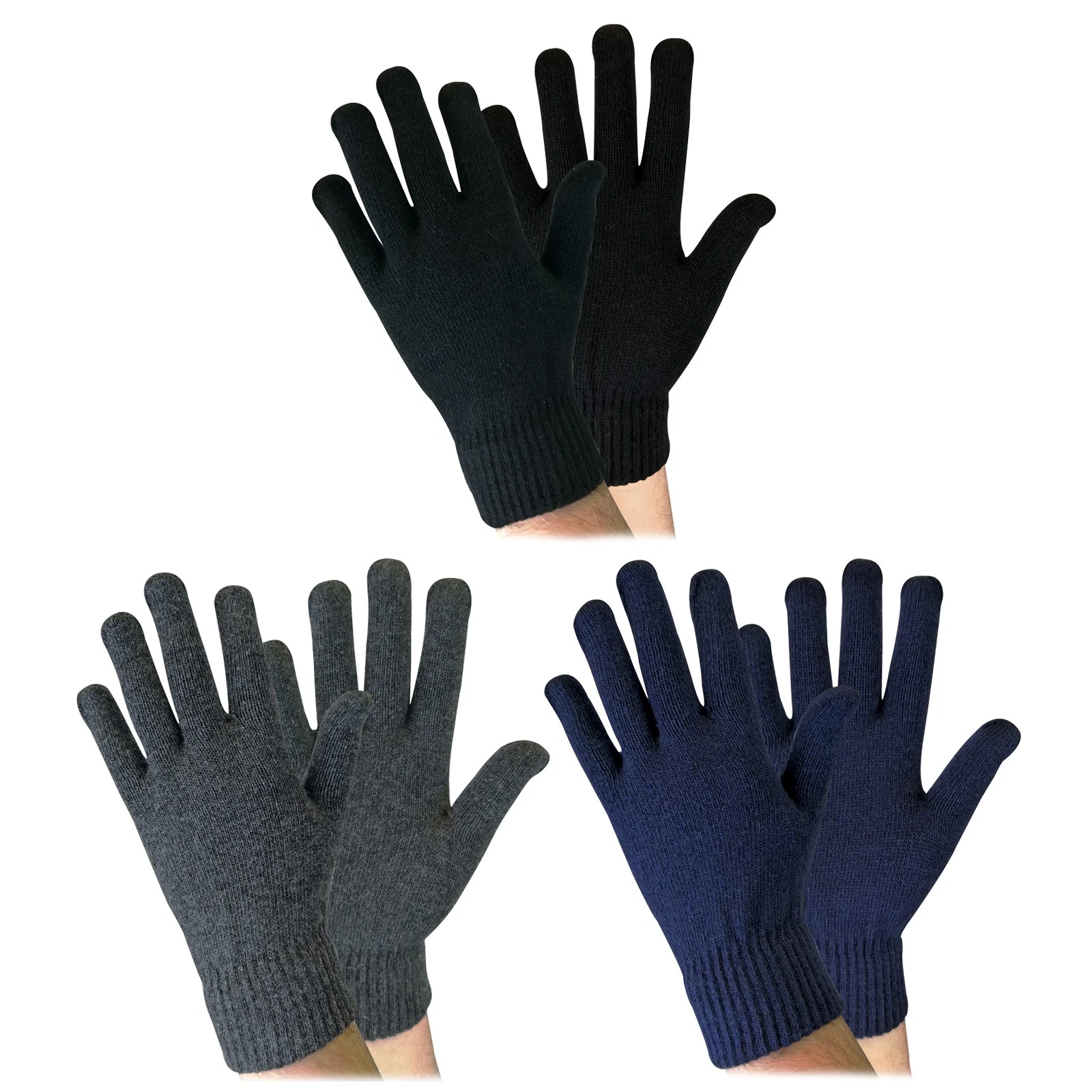 Mens Wool Insulated Gloves by Sock Snob , Magic Gloves for Winter
Opens in a new window or tab