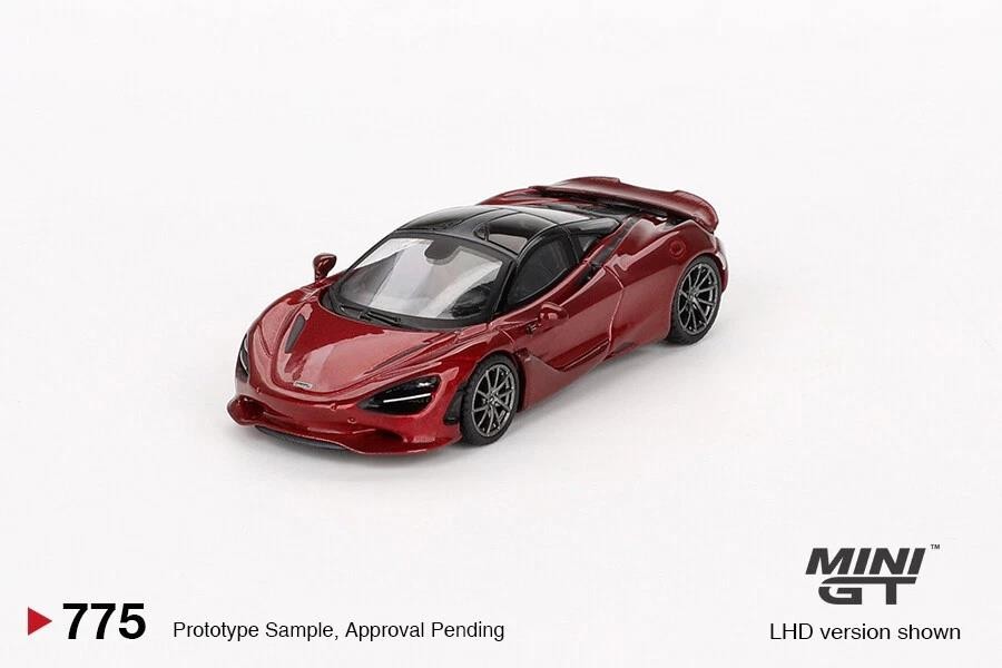 McLaren 750S Amaranth Red RHD 1:64 Scale Mini GT 00775R