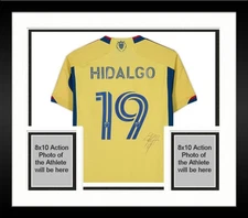 Framed Bode Hidalgo Real Salt Lake Signed Match-Used #19 Jersey '23 MLS Season-M