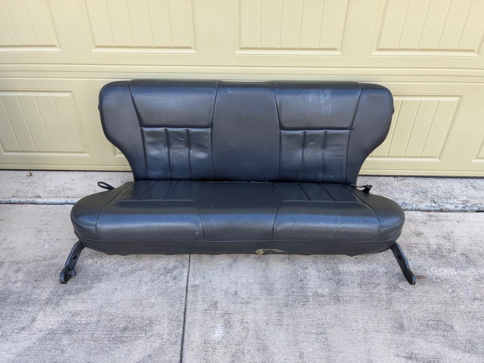 Jeep Cherokee Limited 2000 asientos de cuero negro conjunto completo asientos eléctricos de trabajo Foto 3 de 4