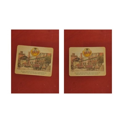 Amstel Pferde Brauerei Bierdeckel Bier