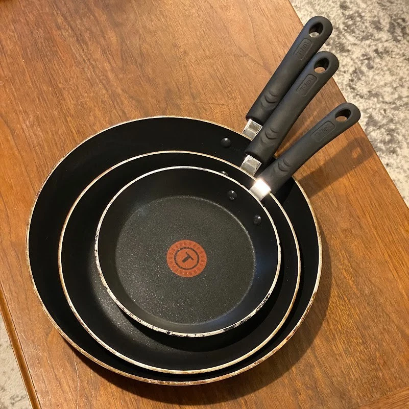 T-Fal Non-Stick 3 Piece Black Fry Pan Set
Opens in a new window or tab