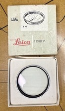 Vintage Leica Leitz Wetzler E48 UV Filter 48mm w/ Orig Box German 13330 V UVa
