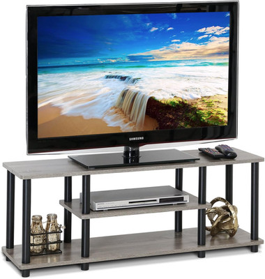 Turn-N-Tube No Tools 3D 3-Tier Entertainment TV Stand up to 50 Inch TV, round Tu