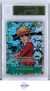 MONKEY.D.LUFFY ONE PIECE OP13 118 2025 CARRYING ON HIS WILL MANGA ENGLISH BGS 10