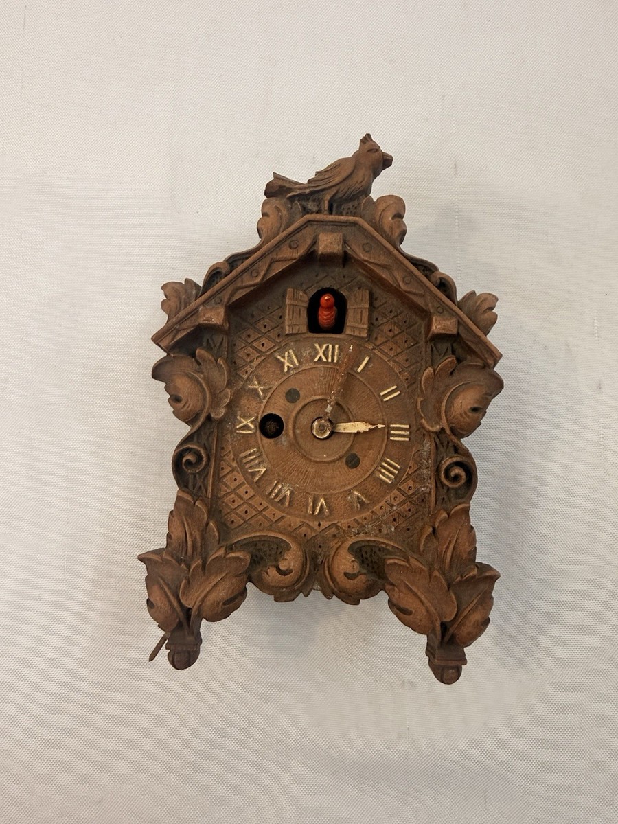 Small Cuckoo Clock August C. Keebler Co. Chicago Illinois Doesn't
