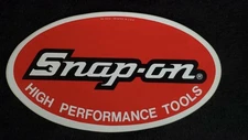 1980s SNAP-ON TOOLS High Performance Tools Decal Sticker NEVER USED 9" Oval VTG