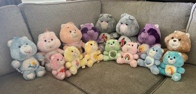 Vintage 1980's Care Bears 6, 13-inch bears, 7, 6-inch bears, Baby Hugs & Tugs.