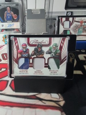 2024 Flawless Ruby /15 Triple Patch RB1 ALLEN BENSON TRACY JR TP-RB1
