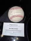 2026 Elly De La Cruz - Cincinnati Reds Signed Baseball - w/ COA card - Game Used